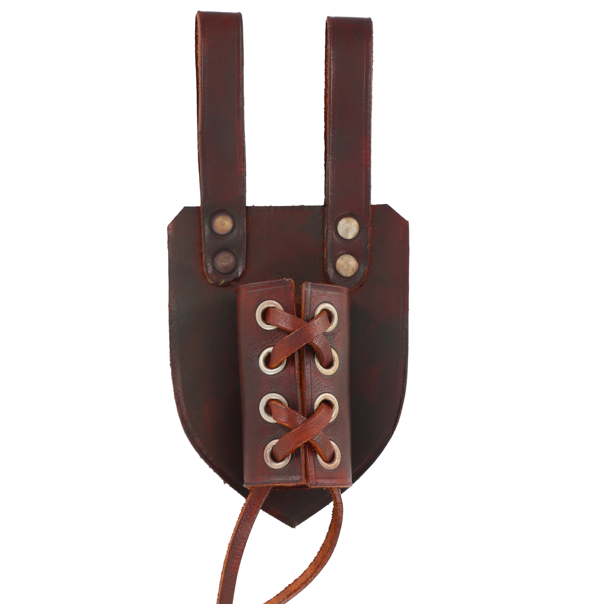 Genuine Leather Universal Dagger Frog | BROWN