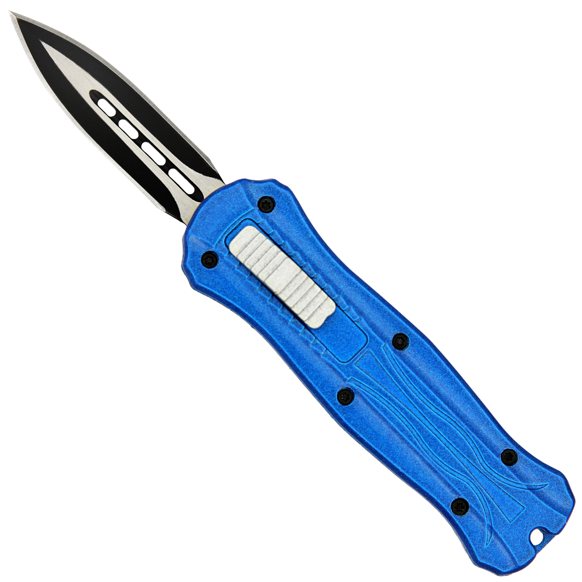 ''Sapphire Deluge Mini OTF Knife ? CALIFORNIA Legal, Compact Blue Automatic Blade for Everyday Carry''