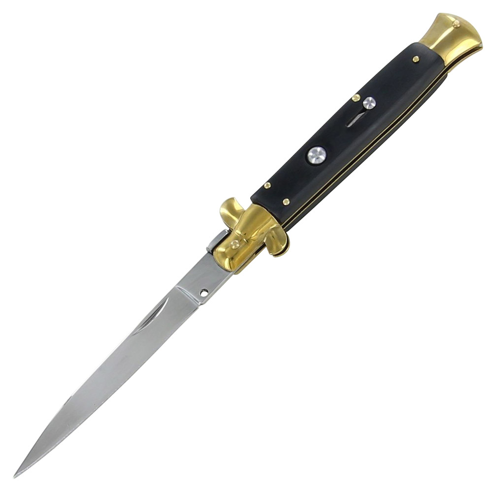 French Chatellerault Ebonywood Ejector SWITCHBLADE Stiletto Knife