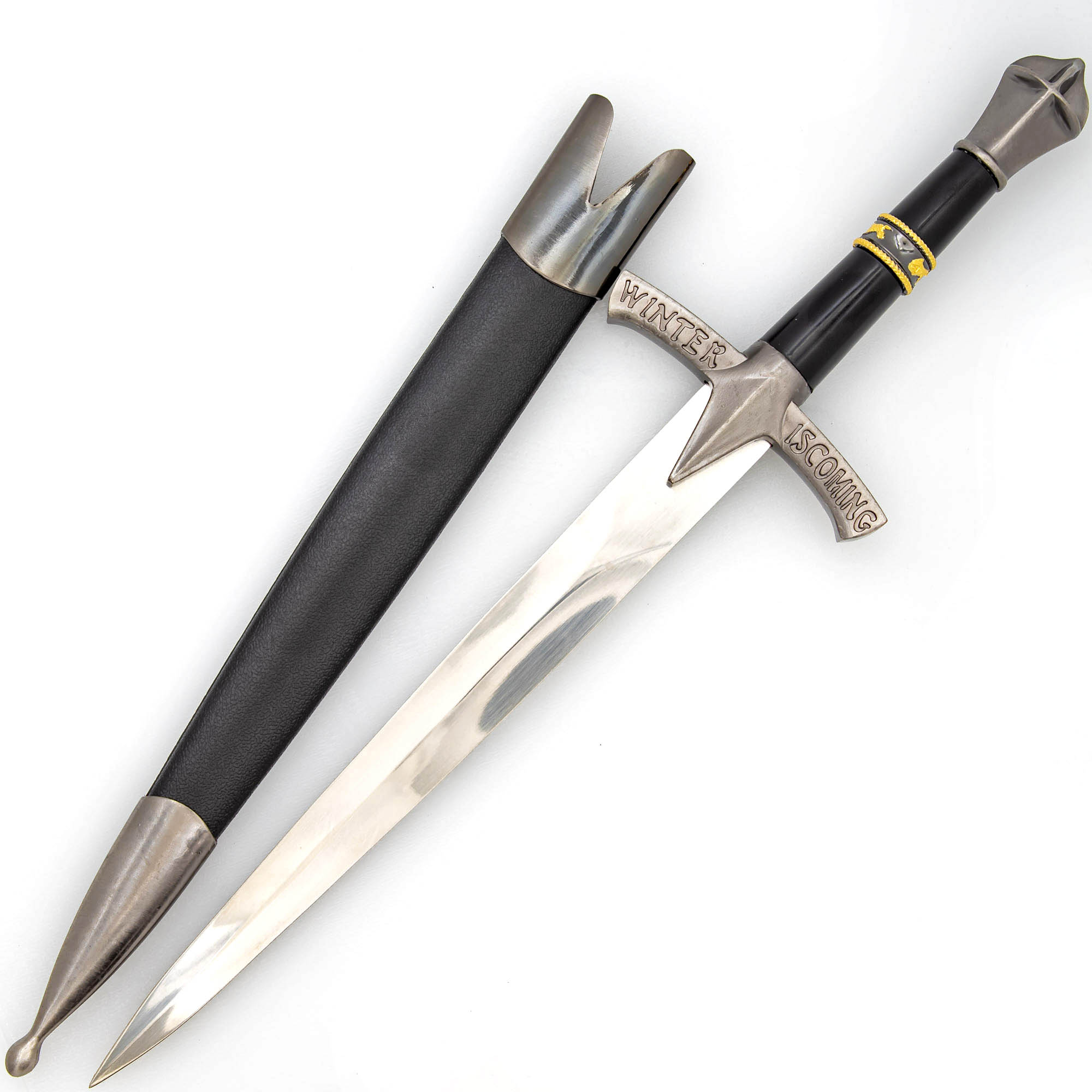 Chill Approaching Medieval Dagger Historical Reenactment Knightly Cosplay COSTUME Knife w/ Hard Scab
