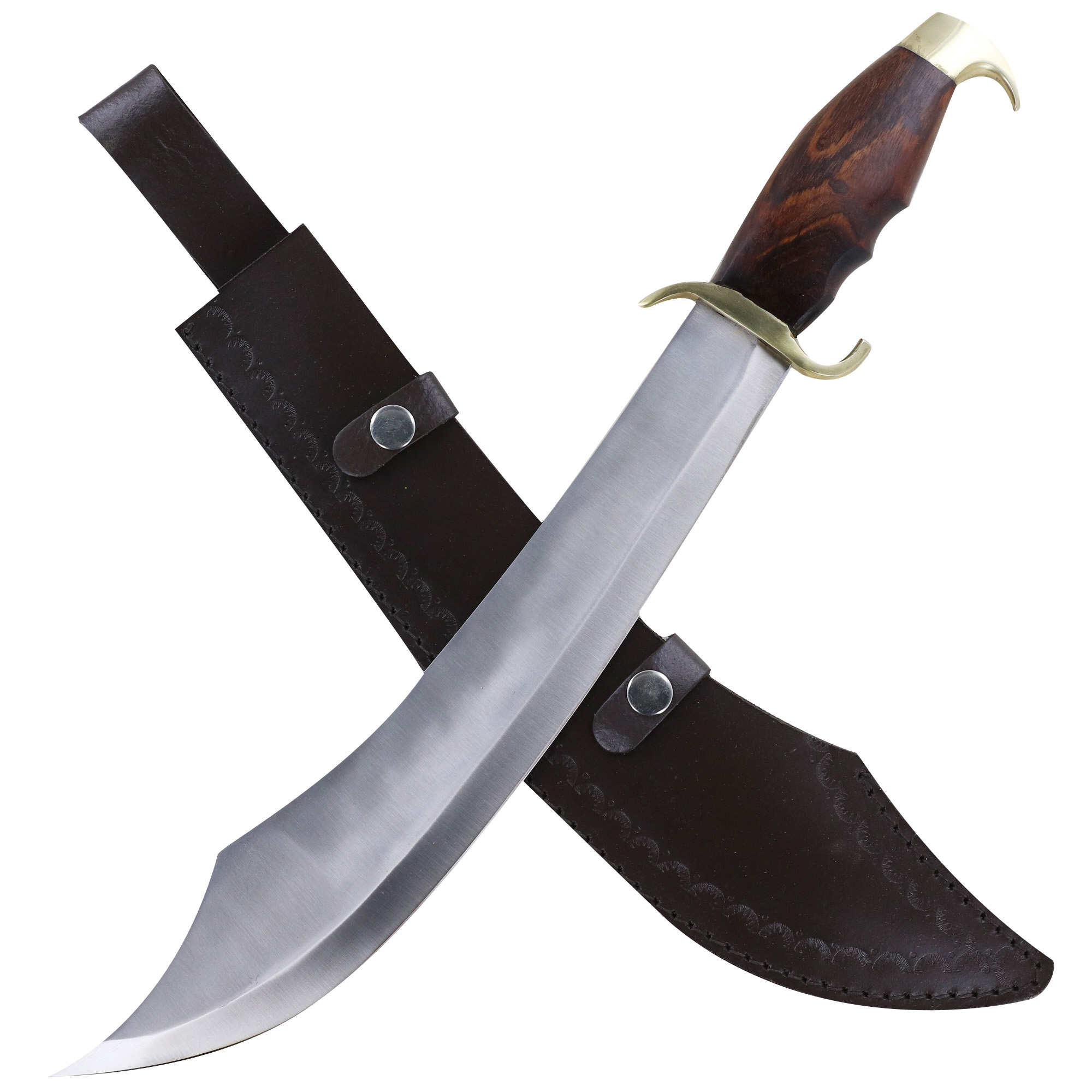 Persian Warrior Arabian SHORT Scimitar Sword W/ Leather Sheath